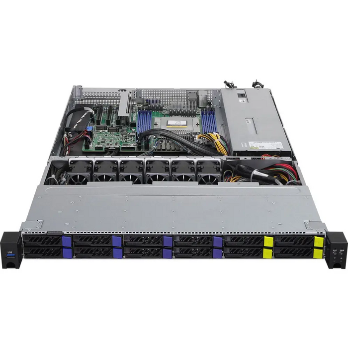 Asrock 1U8S4E-GENOA/2T server barebone SoC Gniazdo SP5 (LGA 6096) Rack (1U) - Server platforms RACKPLS-RAC<<<Server