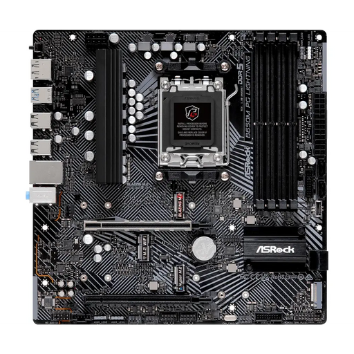 Asrock B650M Phantom Gaming Lightning - Дънни платки<<<ASROCK компоненти за компютри<<<ASROCK<<<PolyComp&&&Дънни