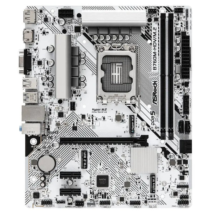Asrock B760M-HDV/M.2 - Дънни платки<<<ASROCK компоненти за компютри<<<ASROCK<<<PolyComp&&&Дънни