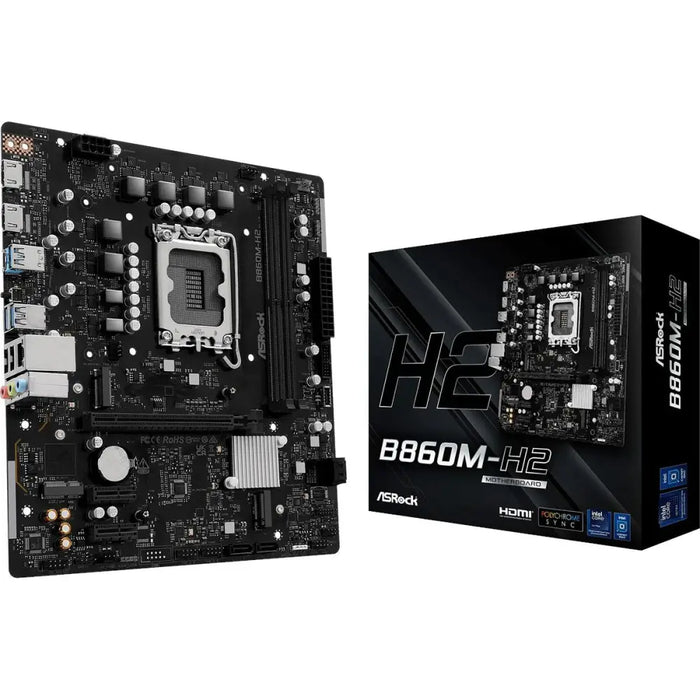 ASROCK B860M-H2 LGA1851 DDR5 mATX MB - Дънни платки INTEL<<<Дънни платки<<<Компоненти<<<ALSO&&&Гейминг дънни