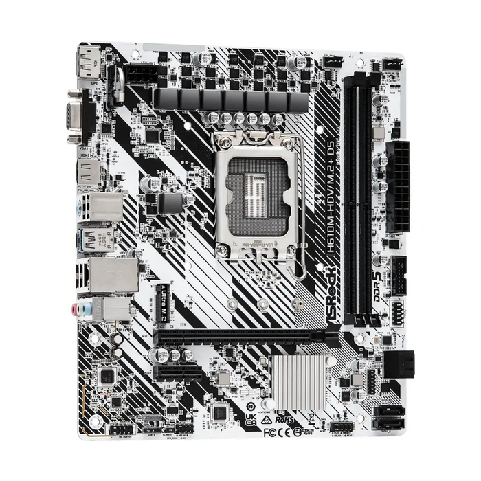 ASRock H610M-HDV/M.2+ D5 LGA1700 motherboard - Дънни платки<<<Компютърни компоненти<<<ValiAPI
