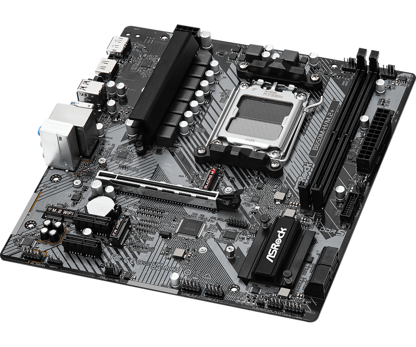 Motherboard ASROCK B650M-H/M.2+, Socket AM5, 2xDDR5