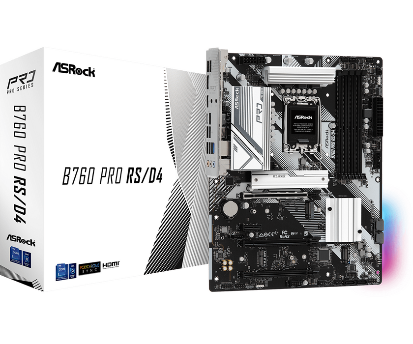 Motherboard ASRock B760 Pro RS/D4 LGA 1700 Intel B760