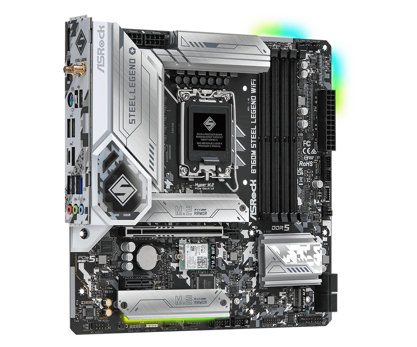 ASRock B760M Steel Legend WIFI DDR5 motherboard