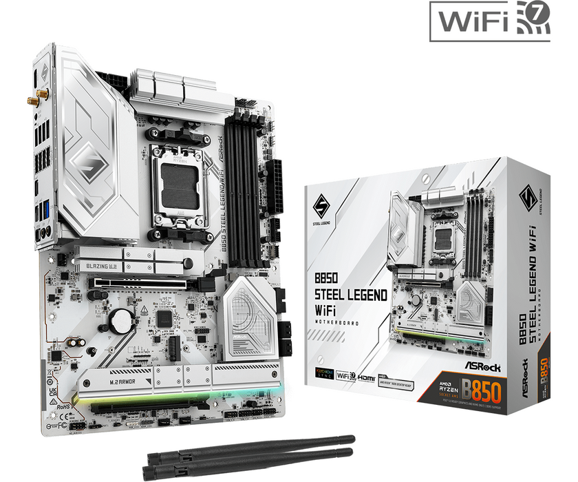 Motherboard ASRock B850 STEEL LEGEND WIFI 7 socket AM5