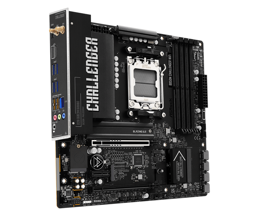 Motherboard ASRock B850M CHALLENGER WIFI socket AM5