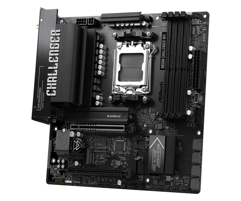 Motherboard ASRock B850M CHALLENGER WIFI socket AM5