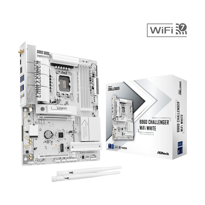 Motherboard ASRock B860 Challenger White WIFI, LGA 1851