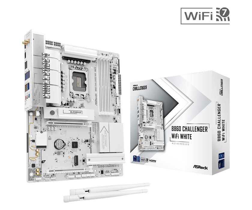 Motherboard ASRock B860 Challenger White WIFI, LGA 1851