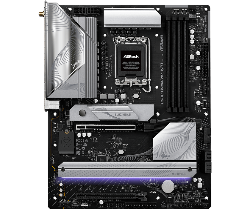 Motherboard ASRock B860 LiveMixer WIFI 6E, LGA 1851