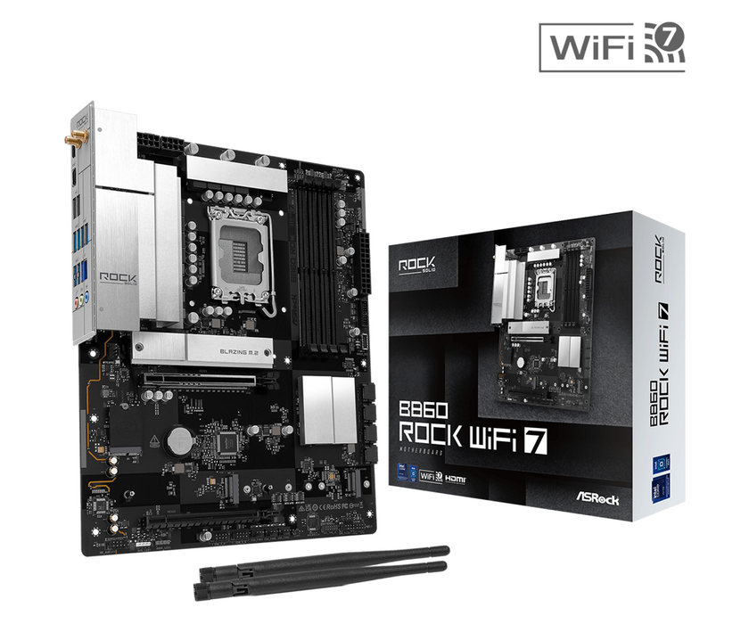 Motherboard ASRock B860 Rock WIFI 7, LGA 1851