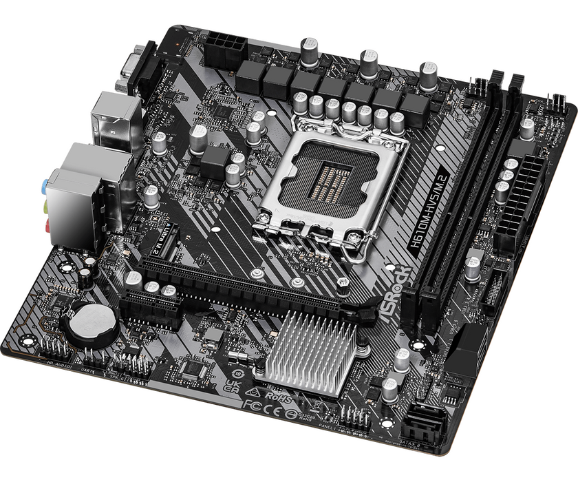 Motherboard ASRock H610M-HVS/M.2 R2.0, LGA1700, DDR4, mATX