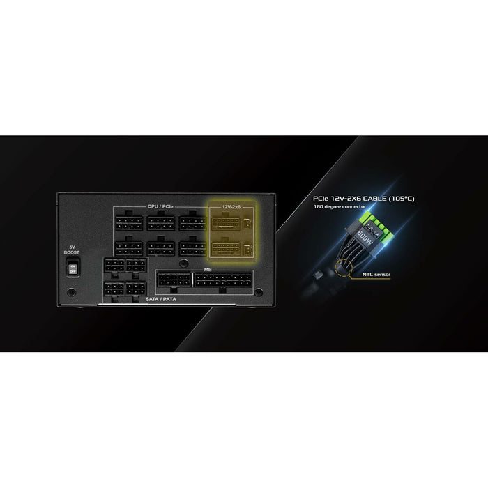 Power supply ASRock 90-UXP130-GFEAAB 1300 W 80 Plus Gold