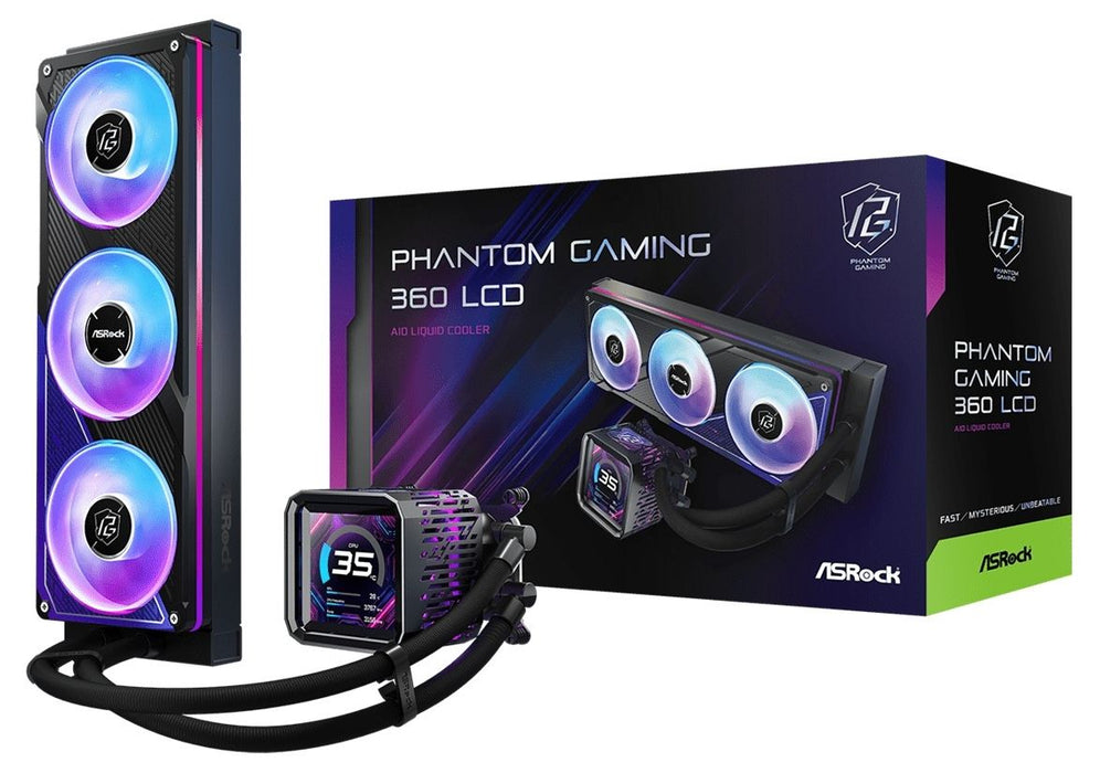 ASRock Phantom Gaming 360 LCD Cooling