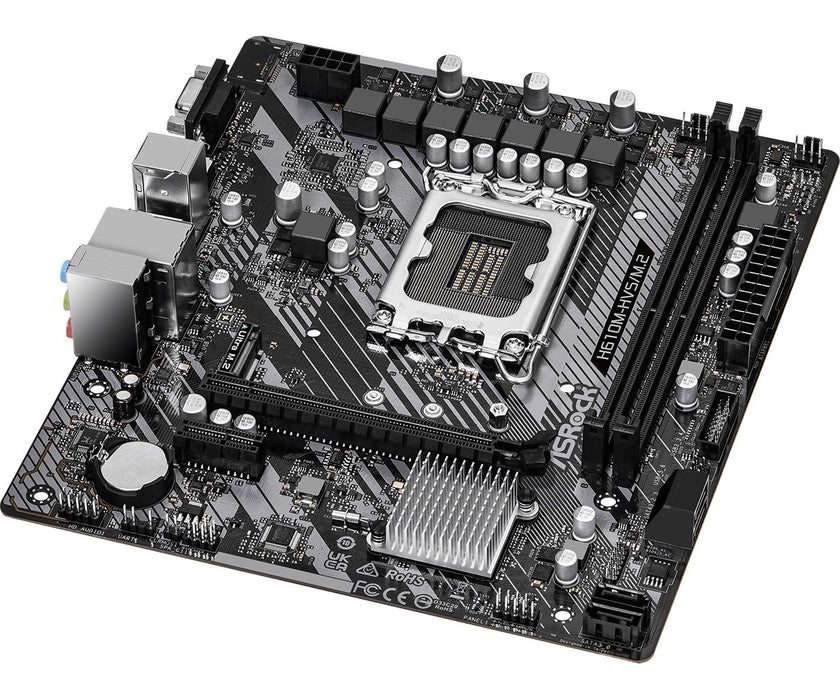 Motherboard ASRock H610M-HVS/M.2 R2.0, LGA1700, DDR4, mATX