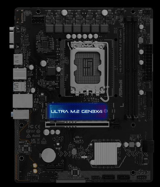Asrock H610M-HVS/M.2 D5 GEN5 motherboard