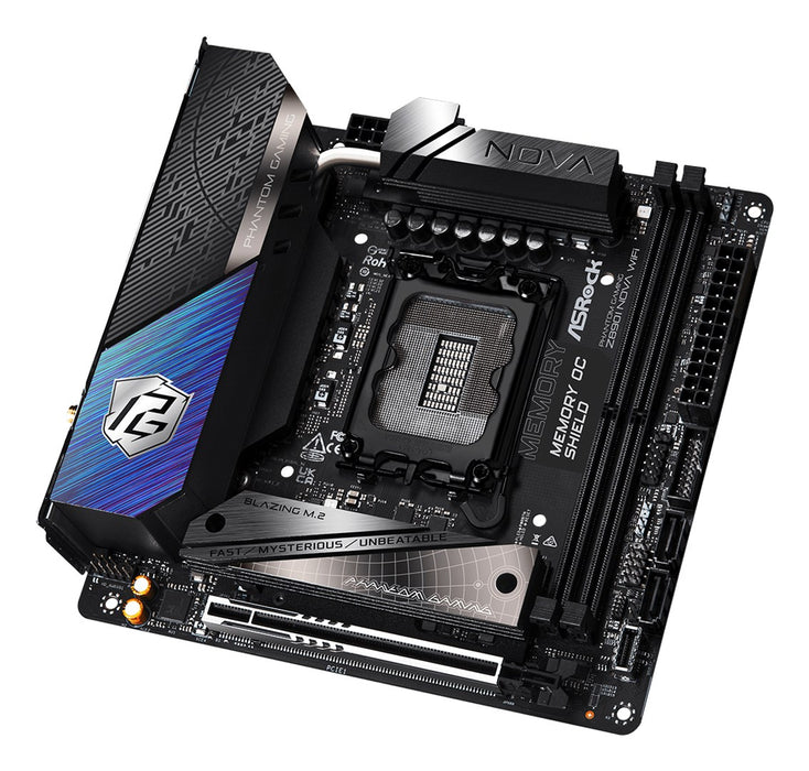 Asrock Phantom Gaming Z890I Nova WiFi Intel Z890 LGA 1851 (Socket V1) mini ITX