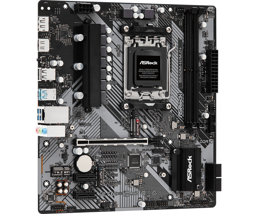 Motherboard ASROCK B650M-H/M.2+, Socket AM5, 2xDDR5