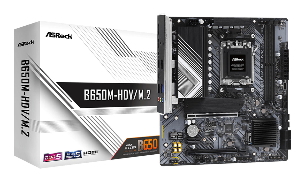 Motherboard ASRock B650M-HDV/M.2, Socket AM5 2xDDR5