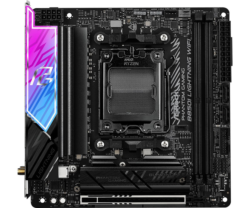 Asrock Phantom Gaming B850I Lightning WiFi AMD B850 Socket AM5 mini ITX