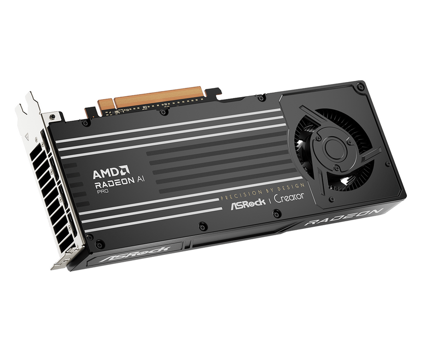 Video card ASRock RADEON AI PRO R9700 Creator 32GB GDDR6