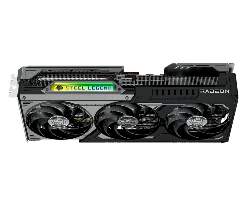 Video card ASRock RADEON RX 9070 XT STEEL LEGEND DARK 16GB GDDR6