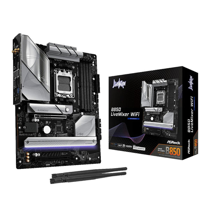 Motherboard ASRock B850 LiveMixer WiFi Intel Wi-Fi 6 AMD AM5