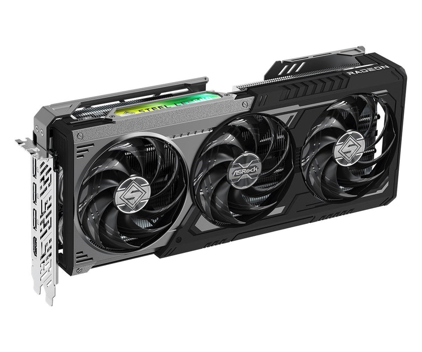 Video card ASRock RADEON RX 9070 XT STEEL LEGEND DARK 16GB GDDR6