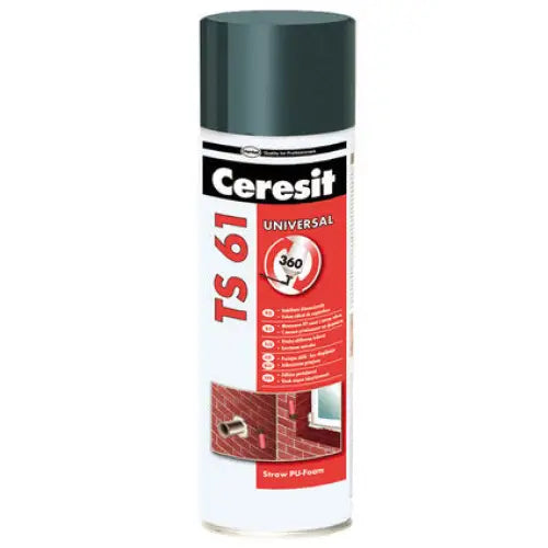 ASSEMBLY PU FOAM CERESIT TS61 - Монтажна пяна<<<Уплътнители и фуги<<<Строителни материали<<<Praktiker&&&Полиуретанова