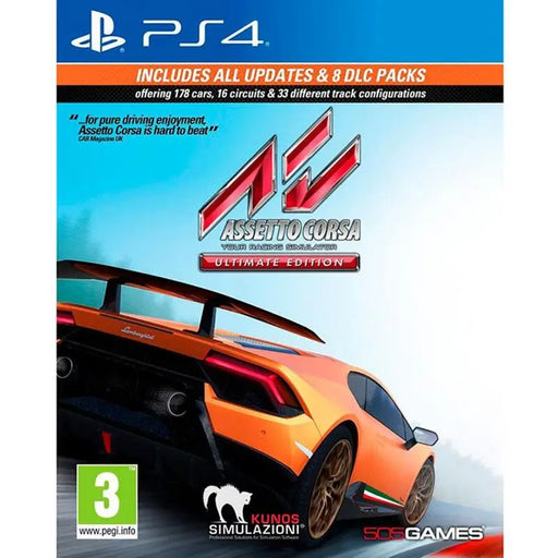 Assetto Corsa Ultimate Edition Game (PS4) - Игри<<<Конзоли и аксесоари<<<ТВ Аудио Gaming<<<ZoraSite