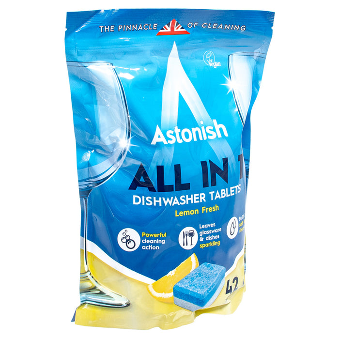 DISHWASHER TABLETS 42 PCS ASTONISH