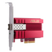 Asus PCIe Adapter XG-C100F 10GBase-T PCIe SPF+ port for Optical Fiber Transmission and DAC cable Built-in QoS