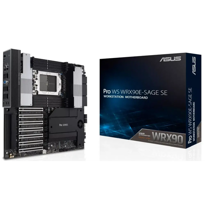 Asus Pro WS WRX90E SAGE SE - Дънни платки AMD<<<Дънни платки<<<Компоненти<<<ALSO&&&Дънни платки<<<ASUS компоненти за