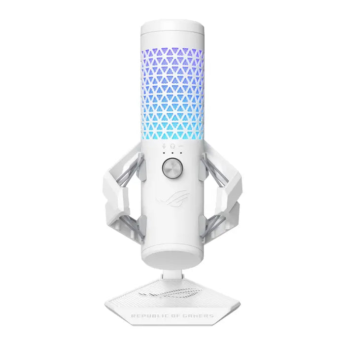 ASUS ROG Carnyx Desktop Microphone - White - Микрофони<<<Компютърна периферия<<<ValiAPI&&&Електроника Периферни и