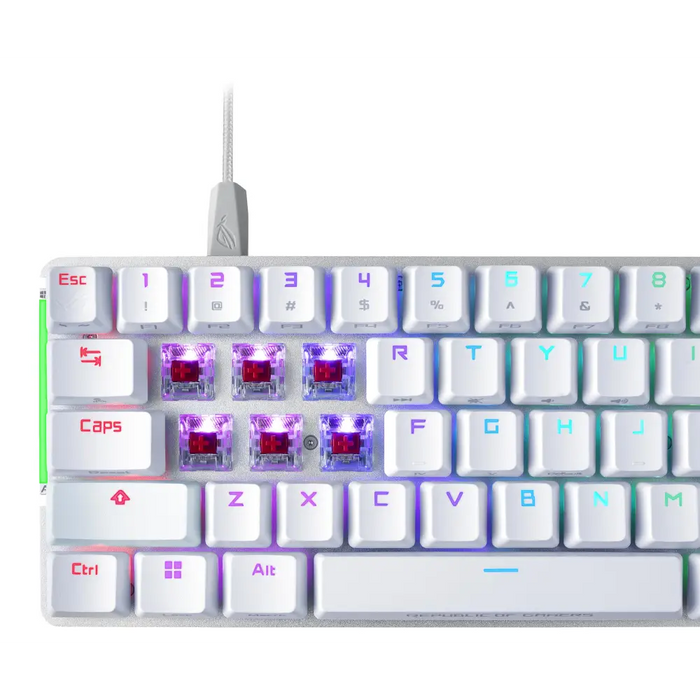 ASUS ROG Falchion Ace Gaming Mechanical Keyboard - White - Keyboards<<<ASUS компоненти за