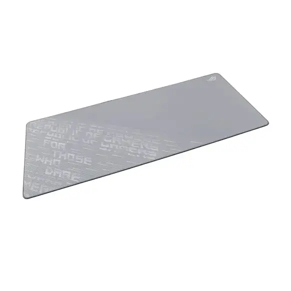 Asus ROG Scabbard II Arctic Gray XXL Gaming Mouse Pad Water- Oil- Dust- Resistance Durable Anti-Fray Edges Non-Slip