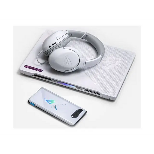 ASUS ROG Strix Go Core Moonlight White Wired Gaming Headset Discord Certified Mic Hi-Res Audio 40mm Drivers Lightweight