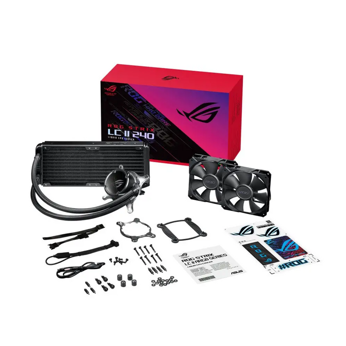 ASUS ROG STRIX LC II 360 Processor Liquid cooling kit 12 cm Black 1 pc(s) - Гейминг охлаждания<<<Гейминг