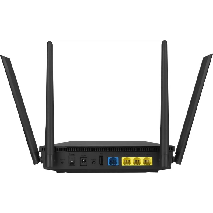 ASUS RT-AX53U AX1800 Dual Band WiFi 6 802.11ax Router supporting MU-MIMO and OFDMA technology with AiProtection