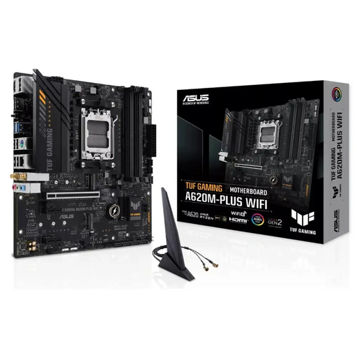Asus TUF Gaming A620M Plus Wi-Fi - Дънни платки<<<ASUS компоненти за компютри<<<ASUS<<<PolyComp&&&Компютър Мрежи и
