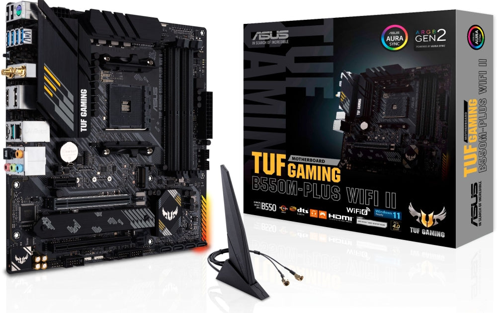 Asus TUF Gaming B550M Plus Wi-Fi II - Дънни платки<<<ASUS компоненти за компютри<<<ASUS<<<PolyComp&&&Компютър Мрежи и