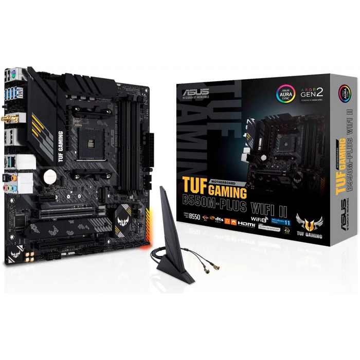 Asus TUF Gaming B550M Plus Wi-Fi II - Дънни платки<<<ASUS компоненти за компютри<<<ASUS<<<PolyComp&&&Компютър Мрежи и