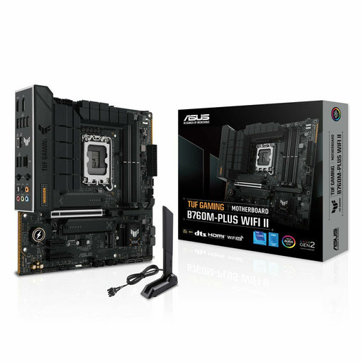 ASUS TUF GAMING B760M-PLUS WIFI II LGA1700 B760 USB20G WIFI6E MB - Гейминг дънни платки<<<Гейминг