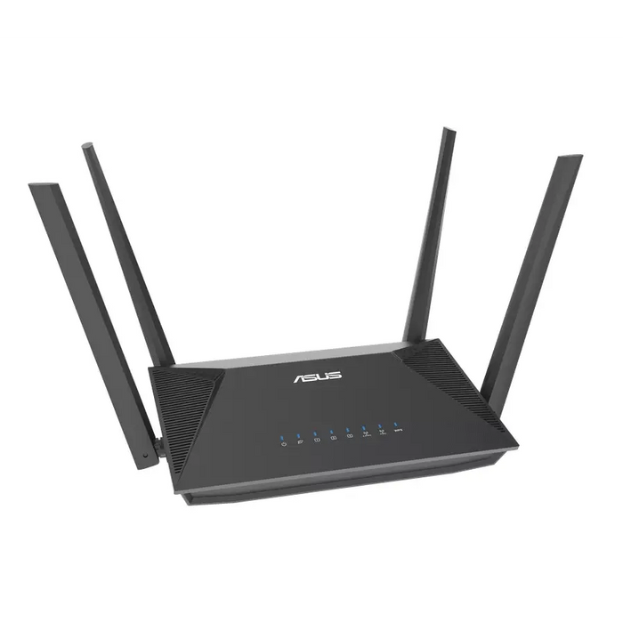 Asus Wireless Router RT-AX52 Pro AX3000 Dual-Band Dual-Core 1.3GHz CPU 128MB/256MB Flash/RAM Gigabit AiProtection