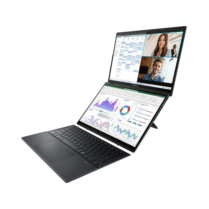 Laptop 2 in 1 ASUS Zenbook Duo OLED UX8406CA-PZ005W 14.0 ", INTEL CORE ULTRA 9 285H, RAM 32 GB, SSD 2000 GB, INTEL ARC GRAPHICS, WINDOWS 11, INKWELL GRAY