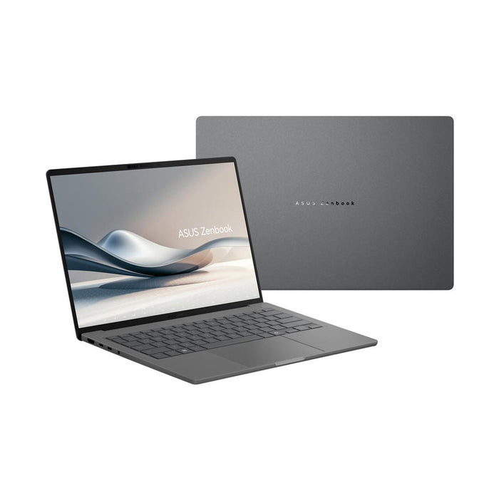 Ultrabook ASUS Zenbook A14 UX3407QA-QD273W 14.0 ", SNAPDRAGON X X1-26-100, RAM 16 GB, SSD 1000 GB, QUALCOMM ADRENO GPU, WINDOWS 11 HOME (ARM), ICELAND GRAY
