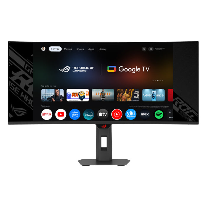 Monitor ASUS ROG Strix OLED XG34WCDMTG 0.231 mm, 178°/ 178°, OLED, 34.0 ", 86.4 cm, 3440x1440, 240.00 Hz, 0.03 ms, HDMI, DisplayPort, USB-C, BLACK