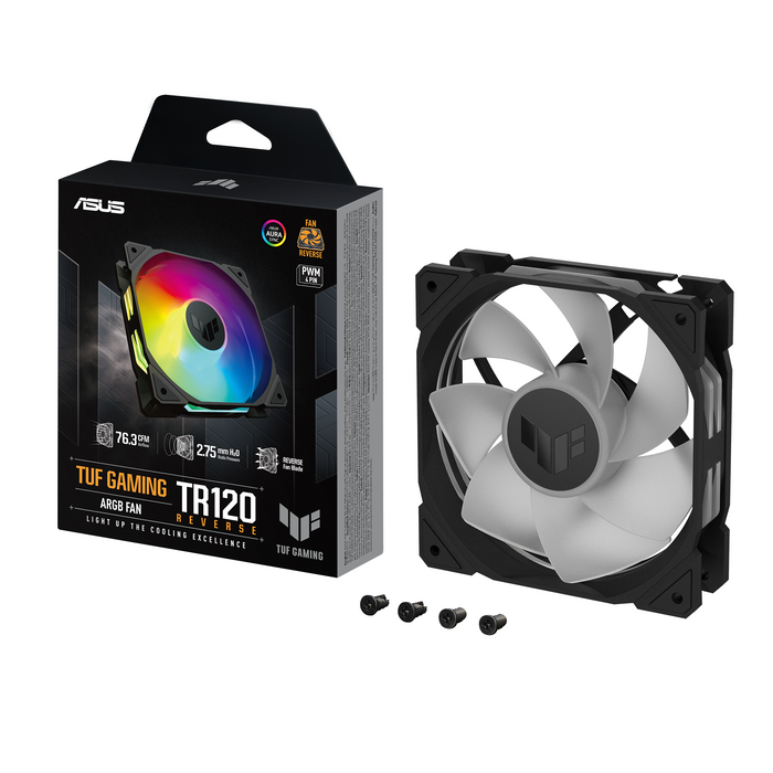 Fan ASUS TUF GAMING TR120 ARGB Reverse - Black