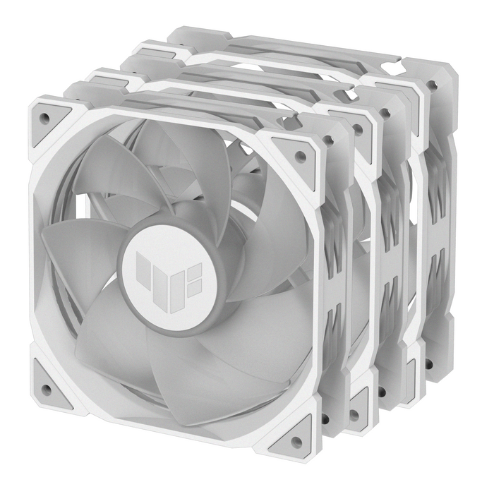 Fan set 3 in 1 ASUS TUF GAMING TR120 ARGB Reverse WHITE EDITION