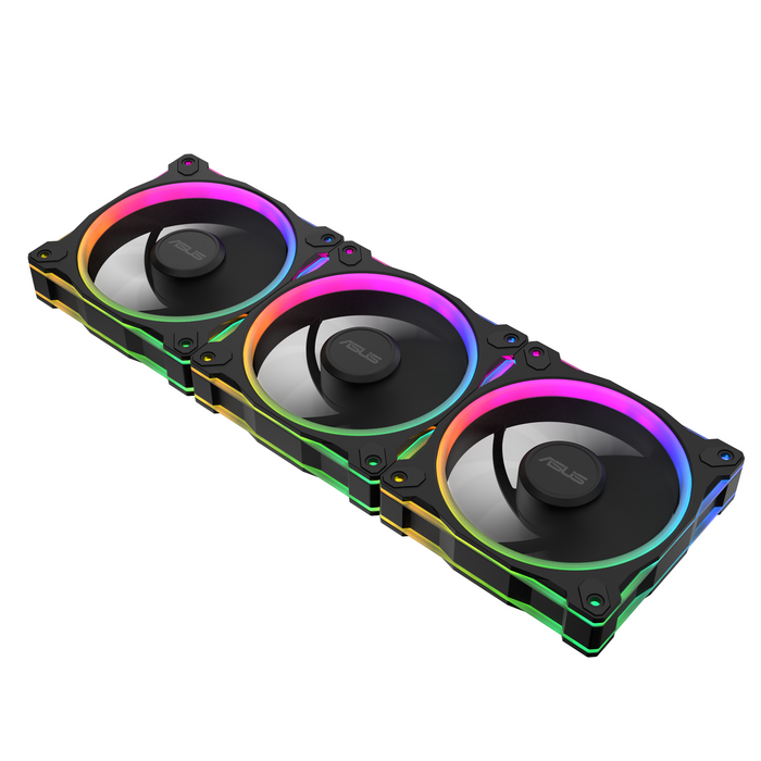 Fan set 3 in 1 ASUS PRIME MR120 ARGB Reverse Black Edition